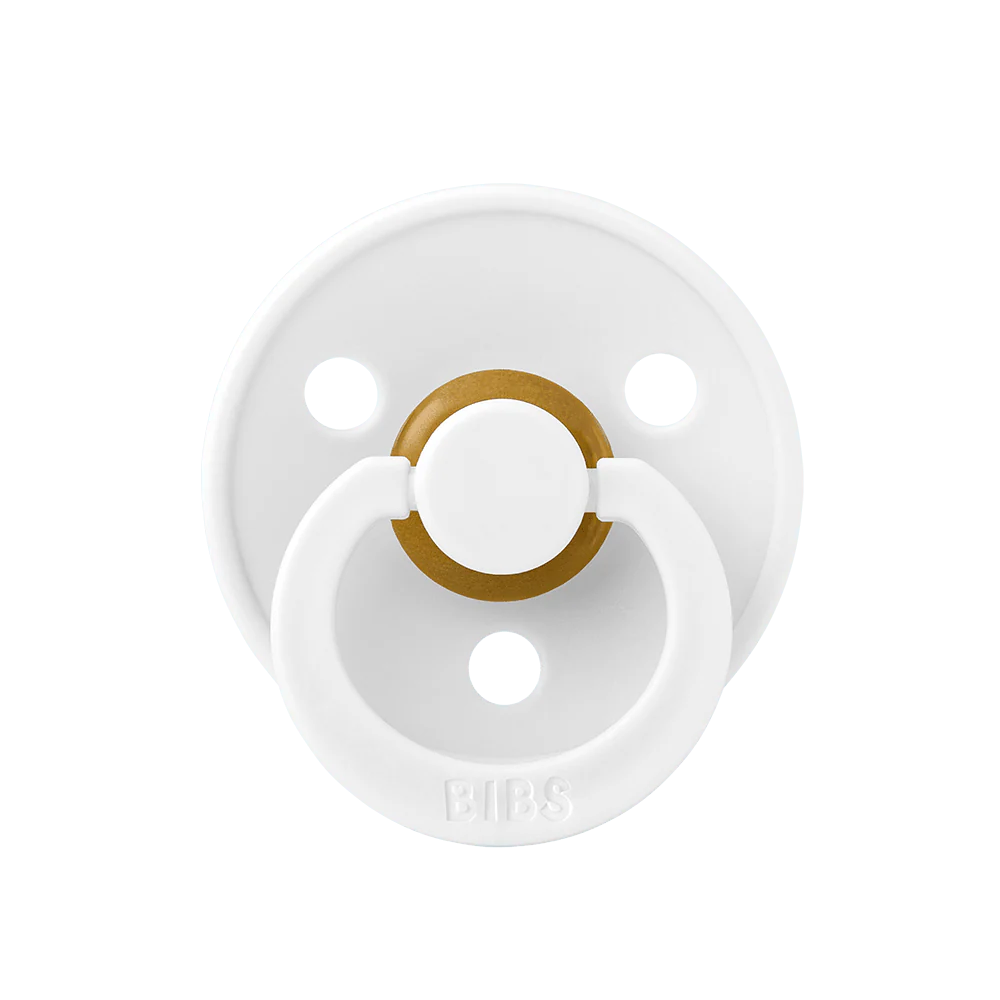 Ti Giả Núm Tròn Bibs Pacifier Colour Latex Size 1 Từ 0-6 Tháng