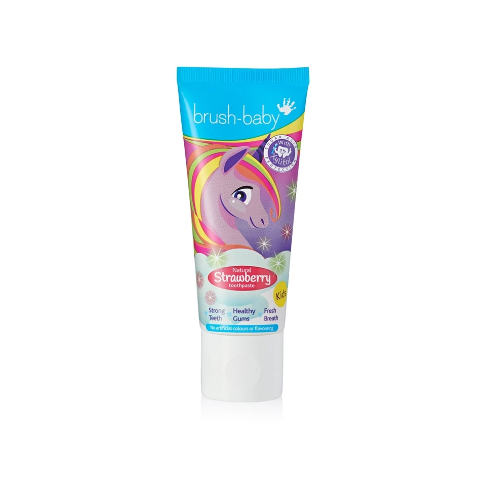 KEM ĐÁNH RĂNG CHO BÉ FLUORIDE BRUSH-BABY 50ML (TỪ 3 TUỔI)