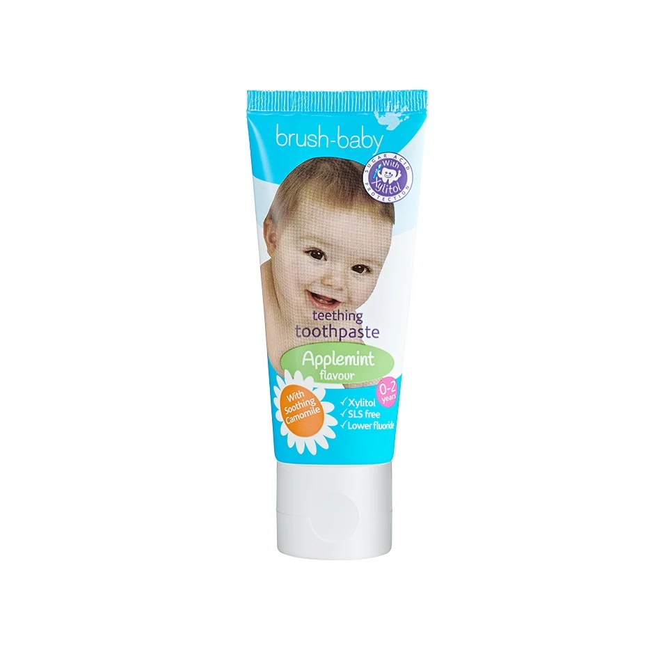 KEM ĐÁNH RĂNG CHO BÉ FLUORIDE BRUSH-BABY 50ML (0 - 2 TUỔI)