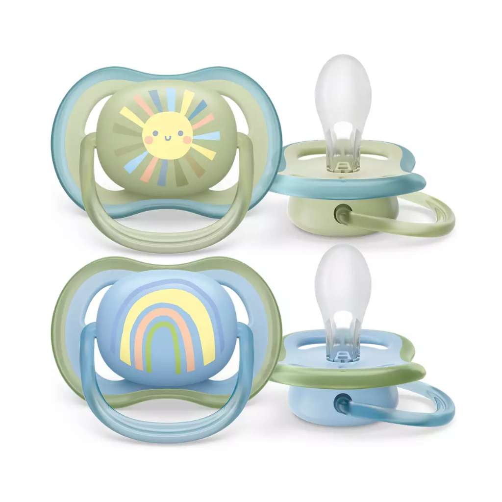 Set 2 Ti Giả Philips Avent Thông Khí Ultra Air (0-6M)