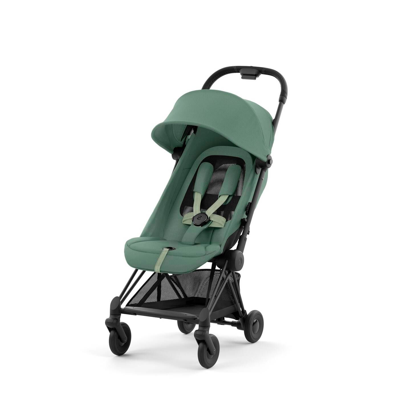 Xe Đẩy Gấp Gọn Cybex Platinum Coya - Matt Black / Leaf Green