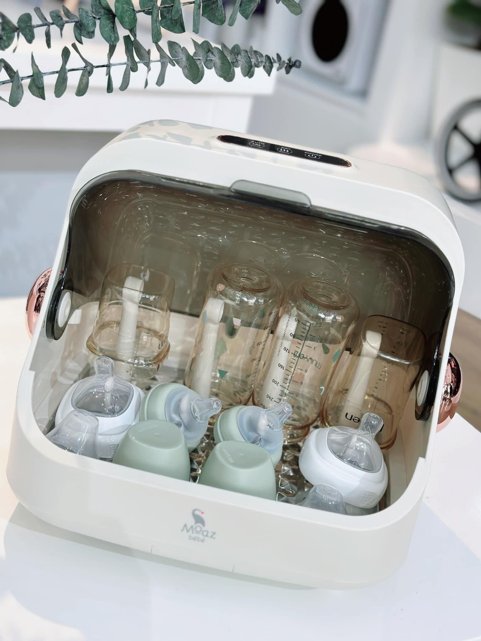 Máy úp bình sữa - tiệt trùng sấy khô tia UVC Moaz BéBé MB-044