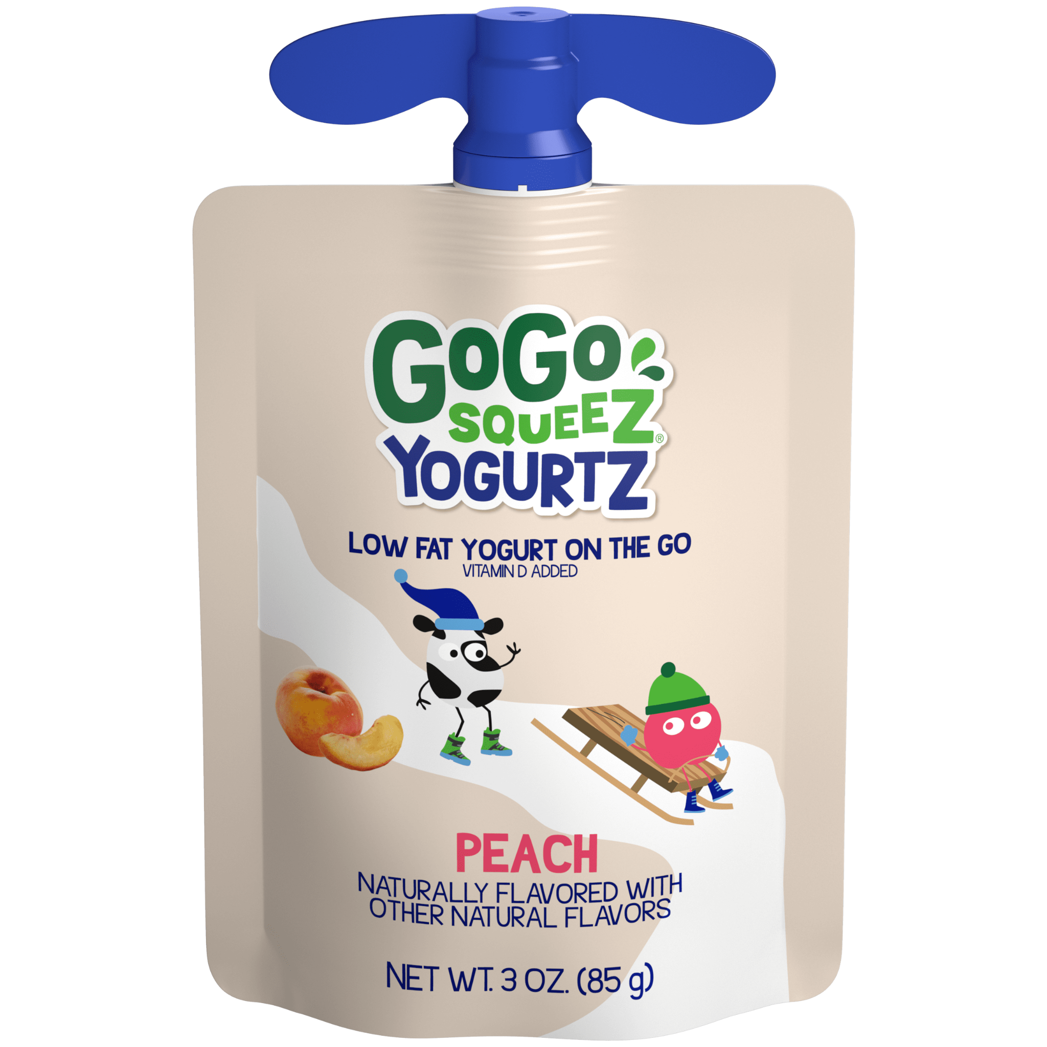 Sữa chua túi Gogo SqueeZ YogurtZ - Đào