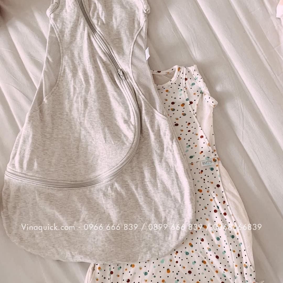 Túi Ngủ Purflo Mùa Hè Cao Cấp Cho Bé 0.5 Tog - Scandi Spot