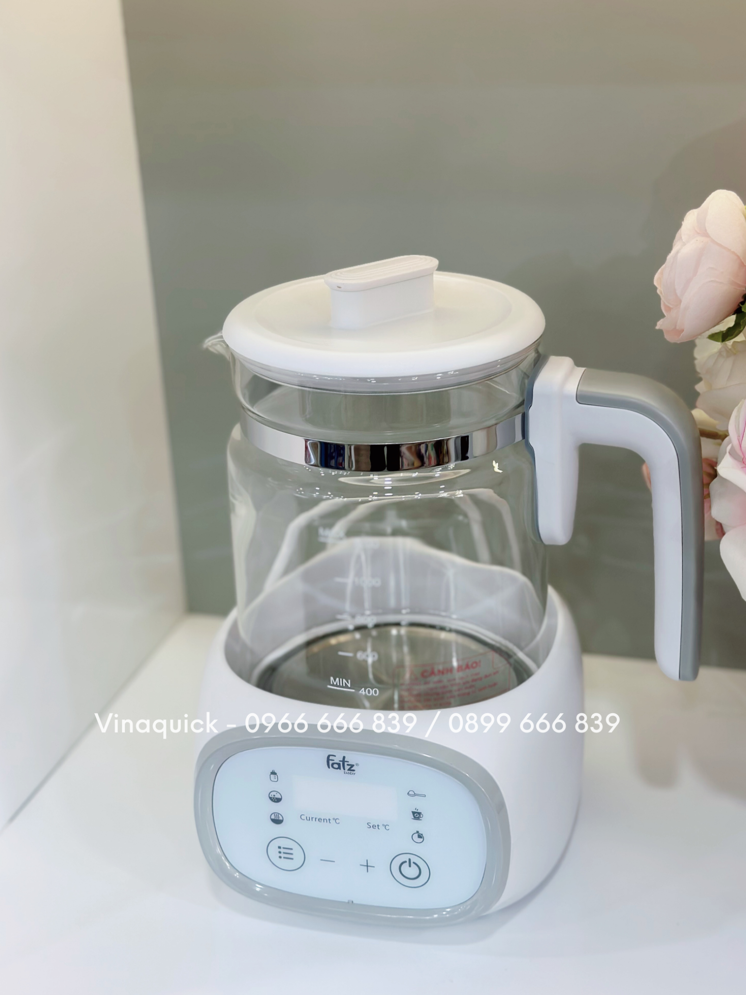 Máy đun và hâm nước pha sữa điện tử Fatzbaby QUICK 9
