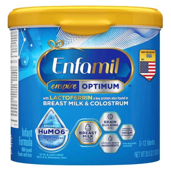 Sữa Enfamil Enspire Optimum Infant Formula Cho Bé 0 - 12 Tháng (581g) - CT