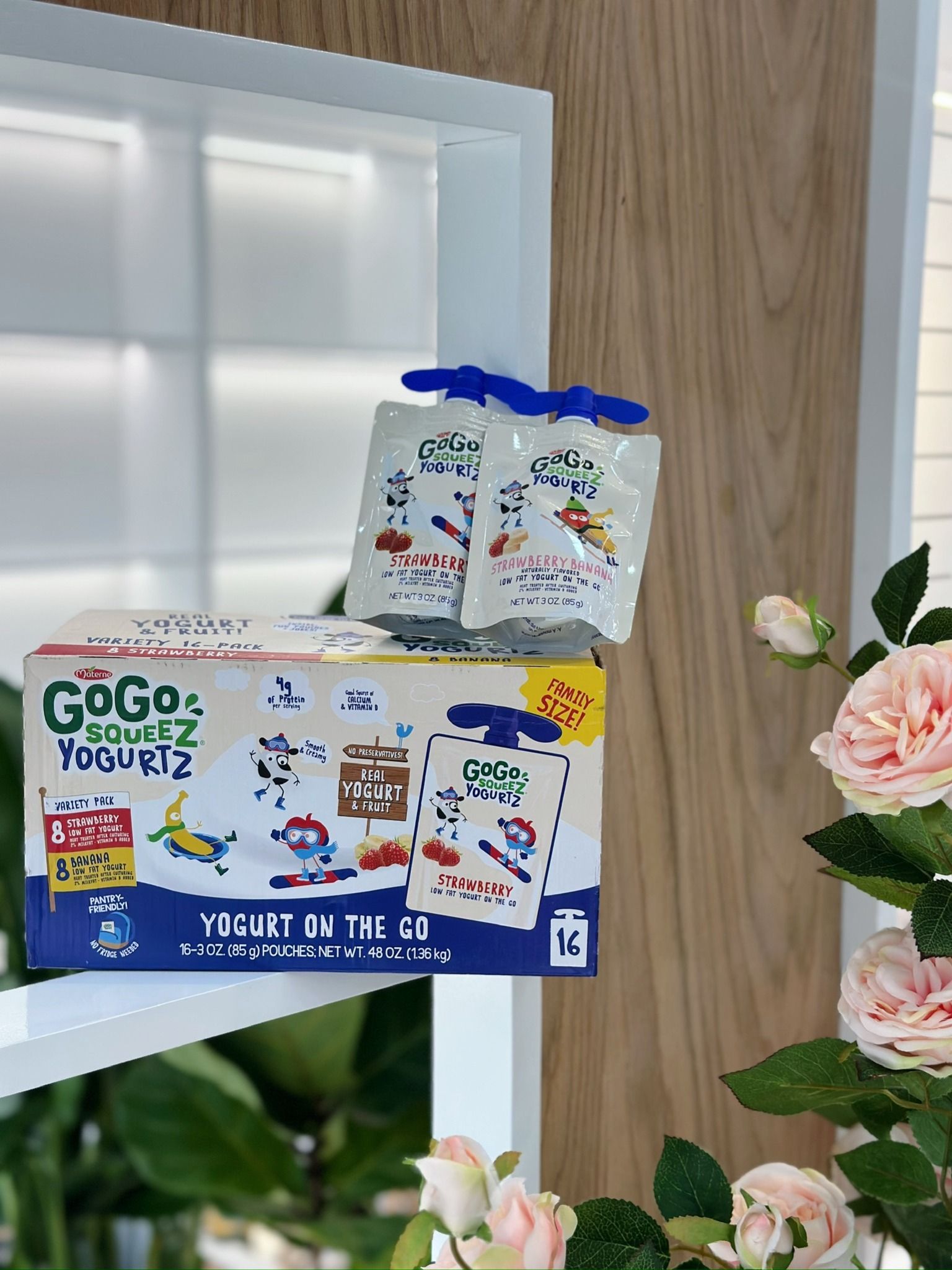 Sữa chua túi Gogo Squeez Yogurtz - Chuối