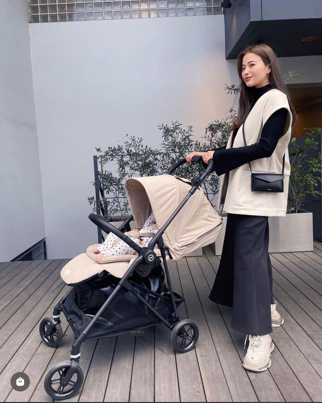 Xe Đẩy Gấp Gọn Cybex Melio TPE - Màu Almond Beige