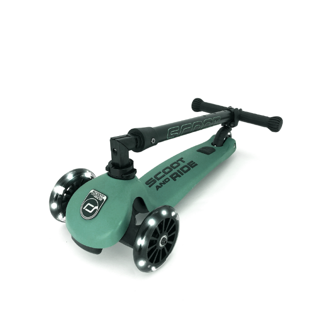 Xe trượt Scoot and Ride Highwaykick 3 LED dành cho bé từ 3-6 tuổi - Forest