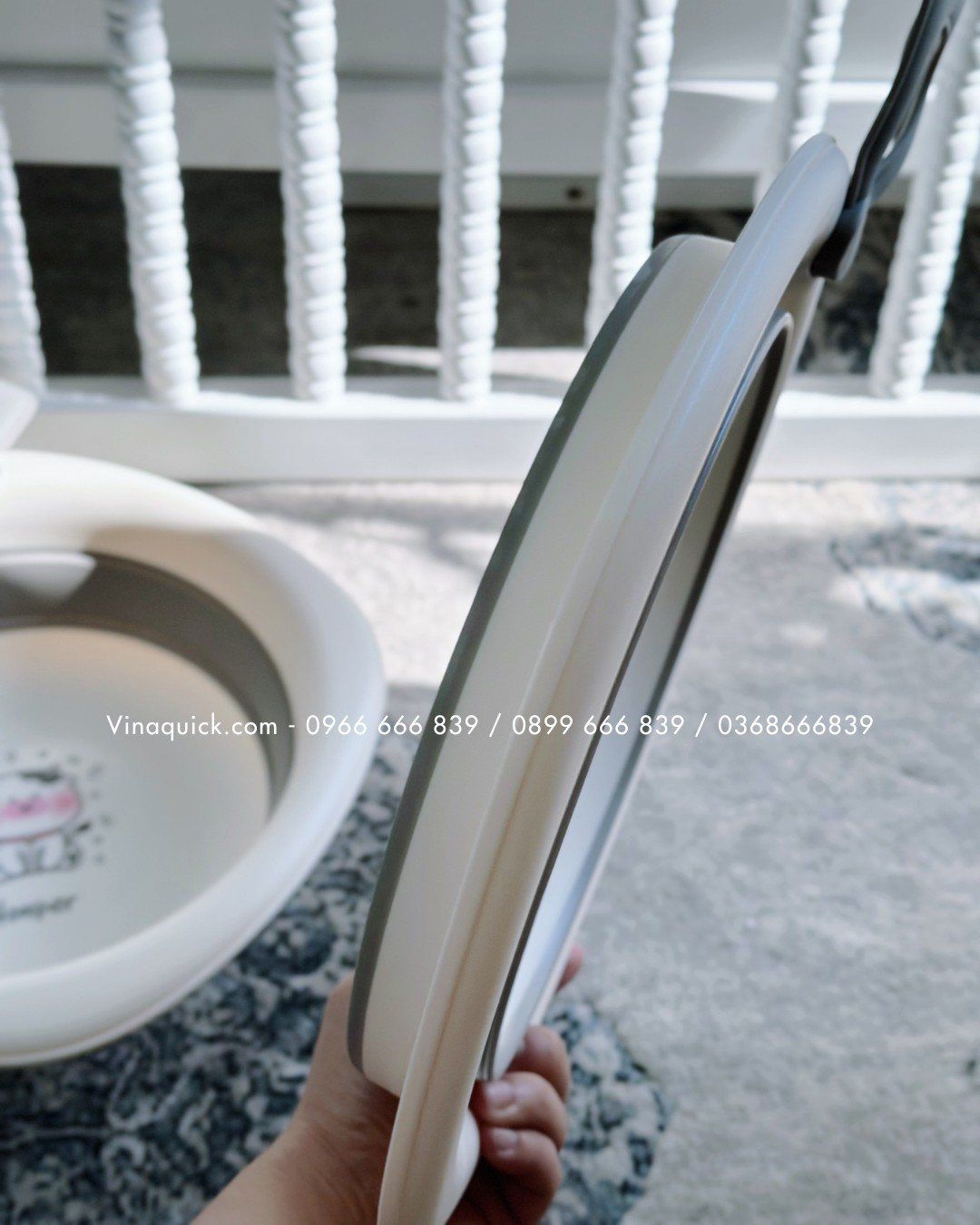 Chậu Rửa Mặt Gấp Gọn Honper Cao Cấp HP-542