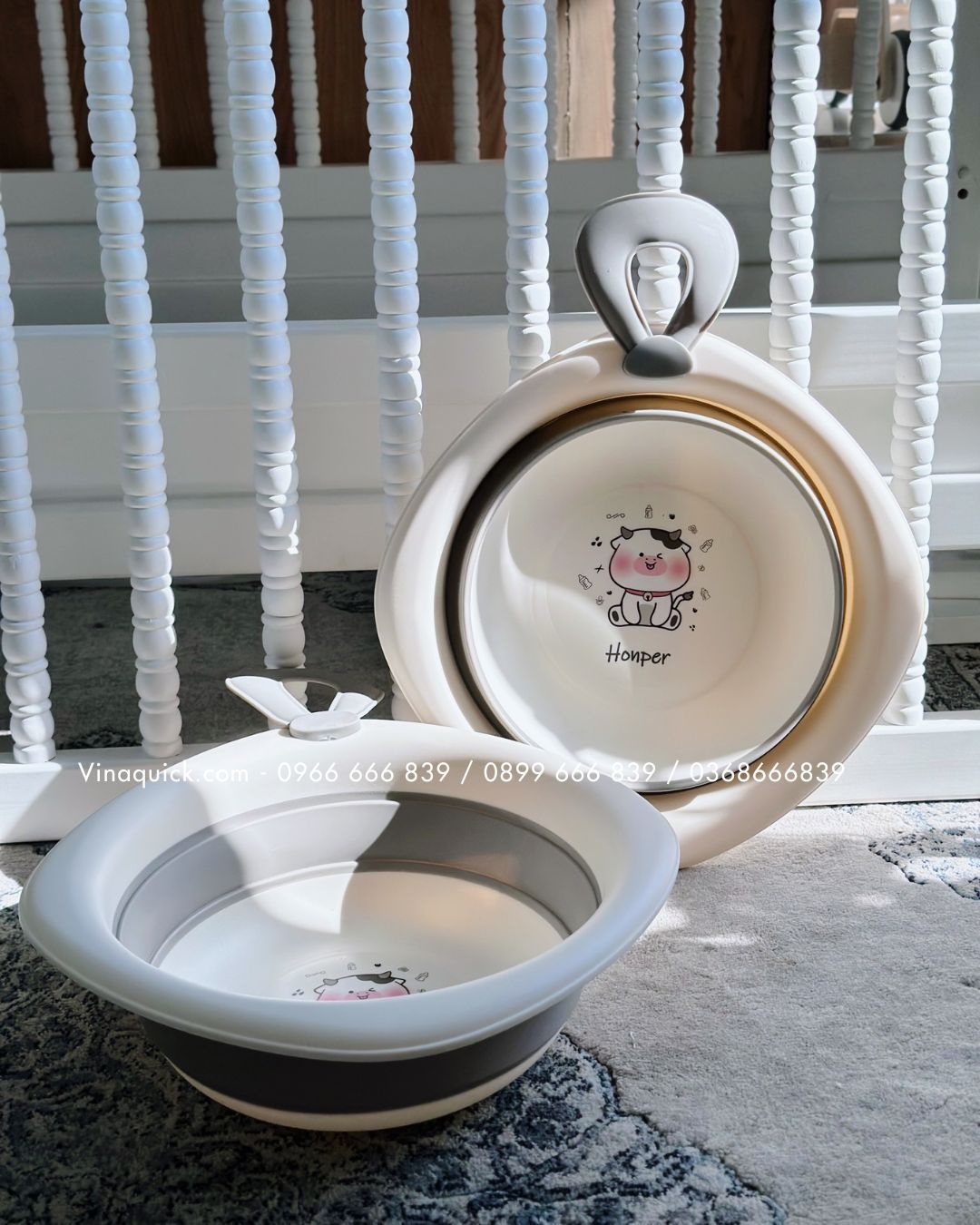 Chậu Rửa Mặt Gấp Gọn Honper Cao Cấp HP-542
