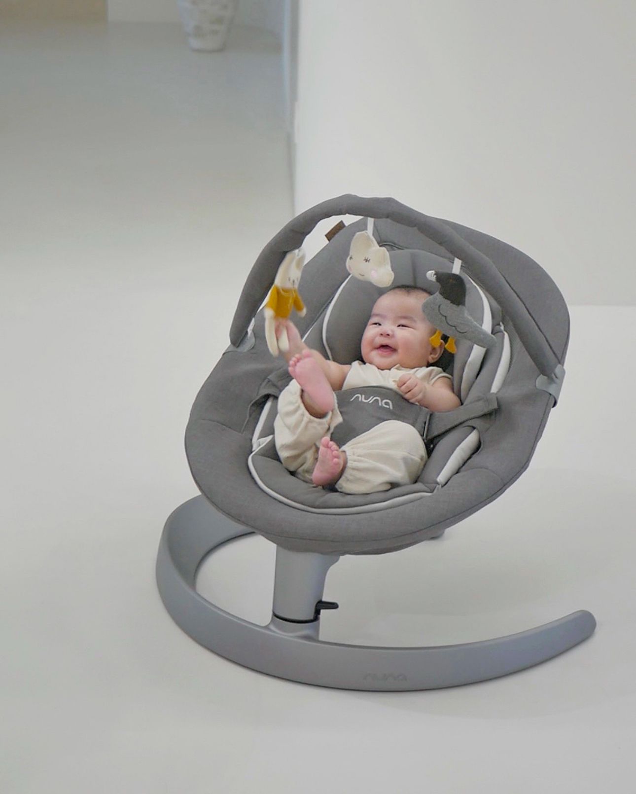 NÔI NUNA LEAF GROW BOUNCER - MÀU GRANITE