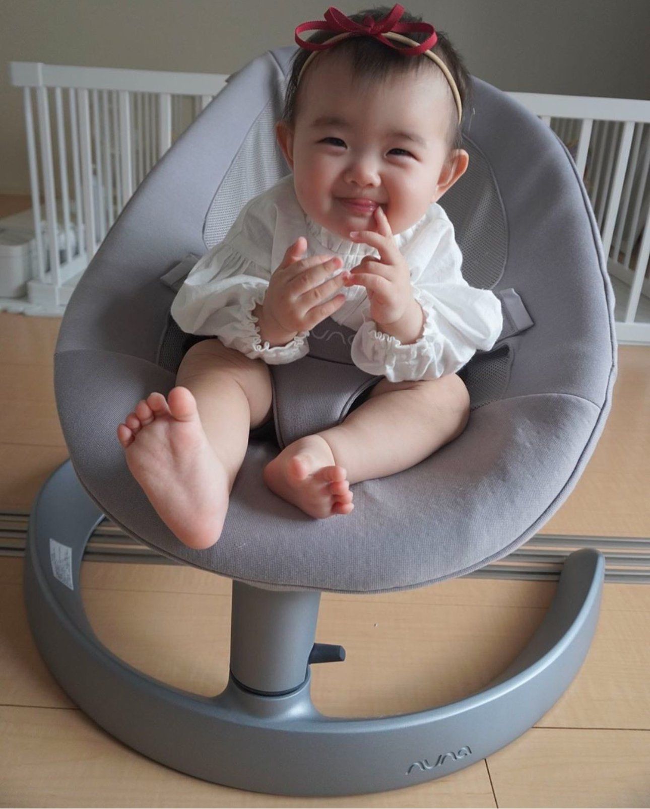 NÔI NUNA LEAF GROW BOUNCER - MÀU GRANITE