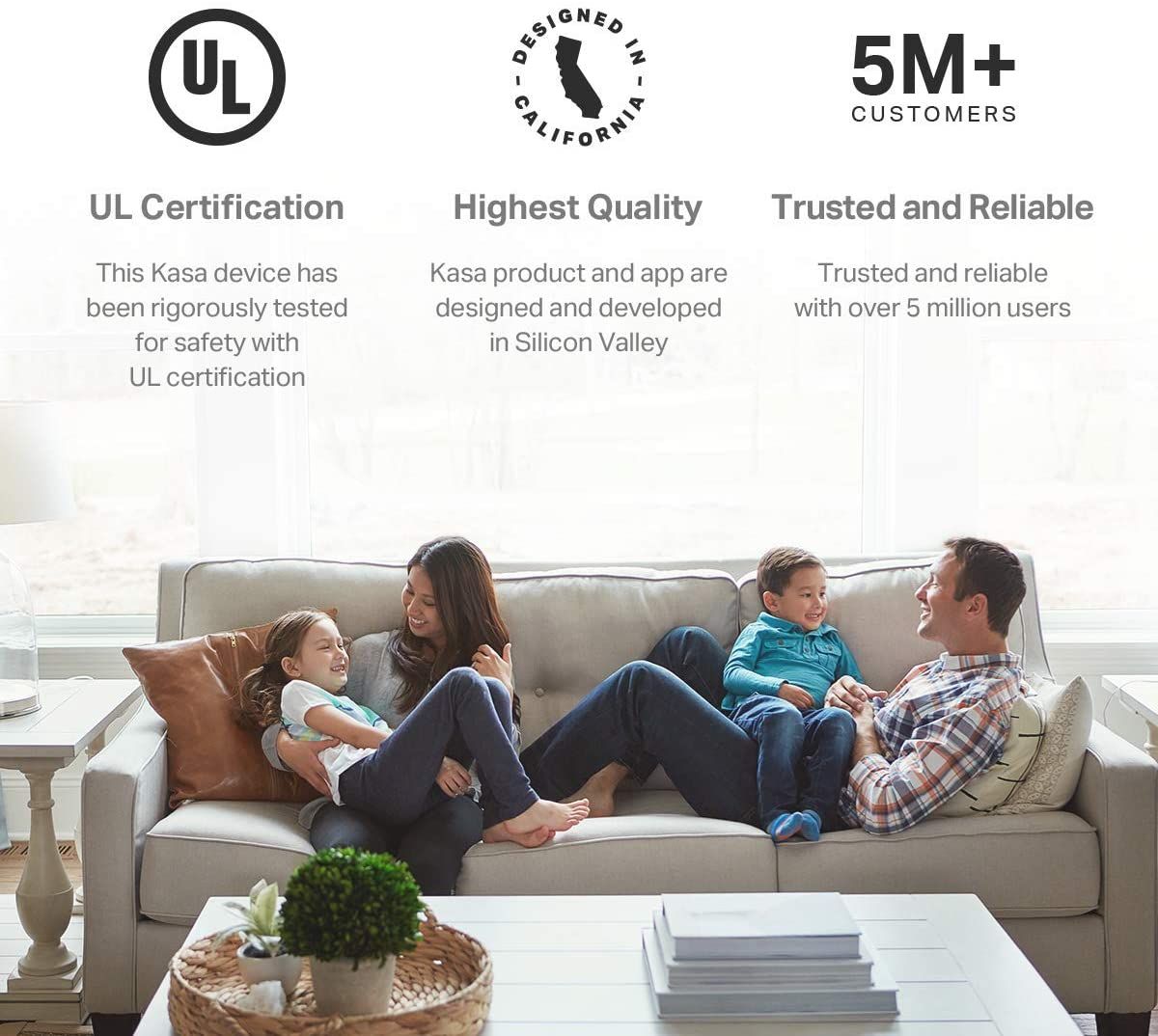 Camera theo dõi bé Kasa Smart 2K QHD , 2 Chiều, Kết Nối Được Alexa & Google Home (KC400)