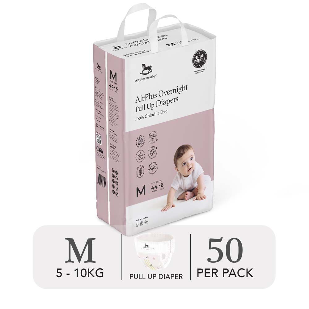 (MEGA) BỈM TÃ QUẦN ĐÊM APPLECRUMBY AIRPLUS OVERNIGHT