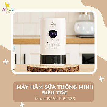 Máy hâm sữa thông minh siêu tốc Moaz BéBé MB-033