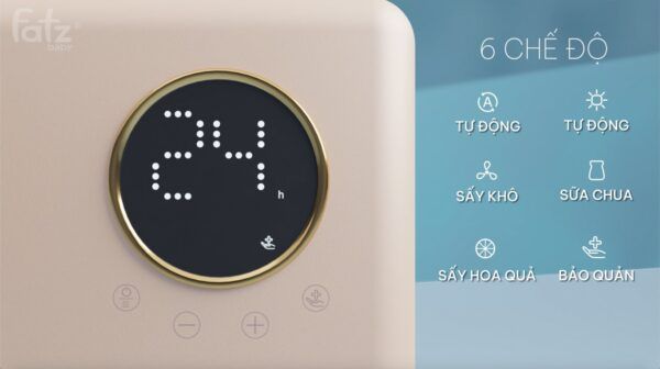 Máy tiệt trùng sấy khô khử mùi UVC-LED công nghệ Anion Fatzbaby KING 2