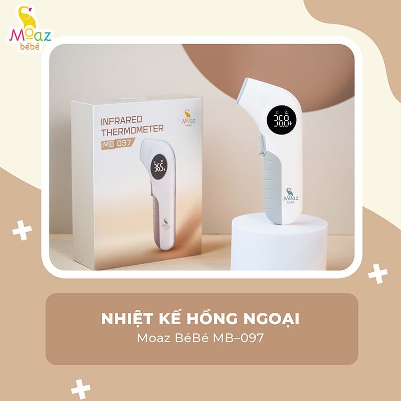 Nhiệt kế hồng ngoại Moaz BéBé MB-097