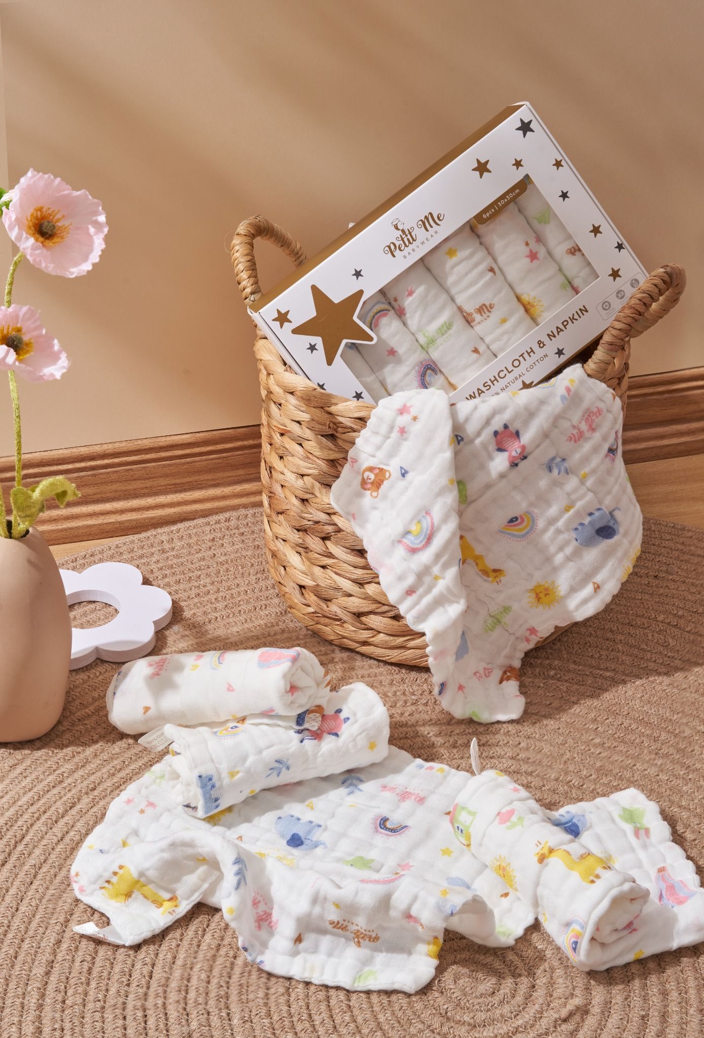 Hộp 6 khăn sữa Petit Me