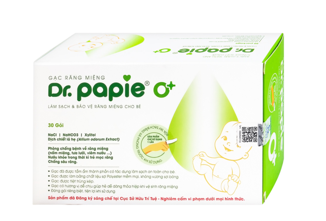Gạc răng miệng Dr.Papie (30 gói)