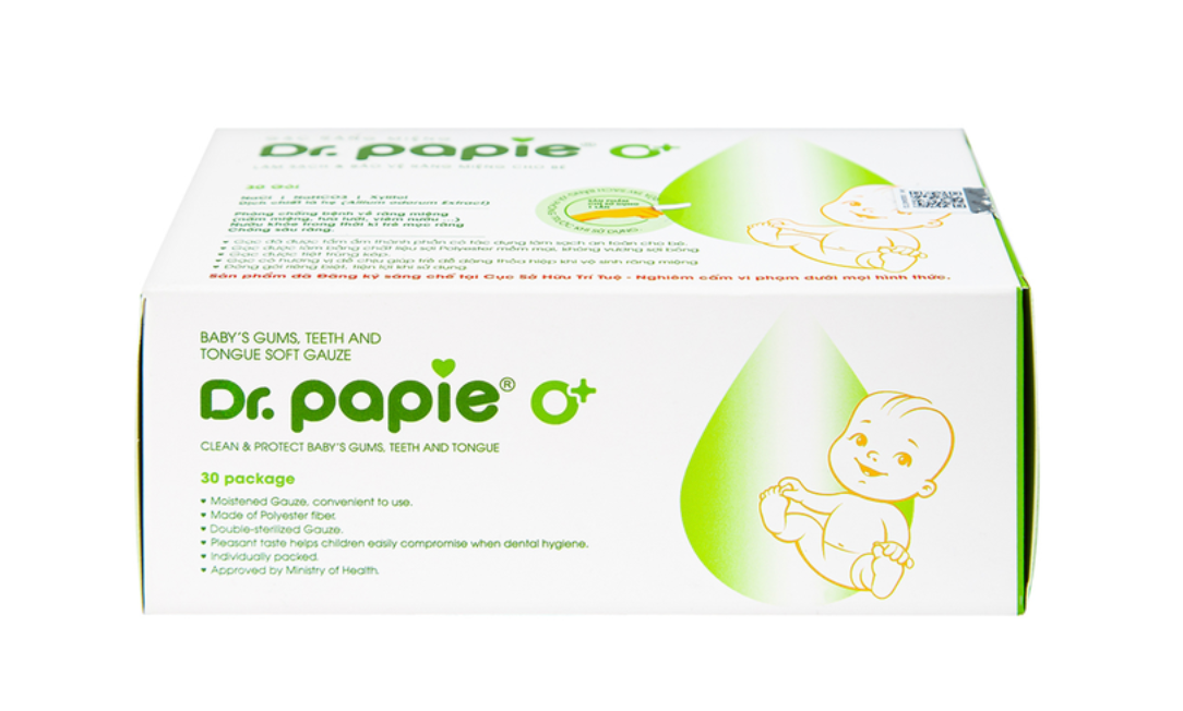Gạc răng miệng Dr.Papie (30 gói)