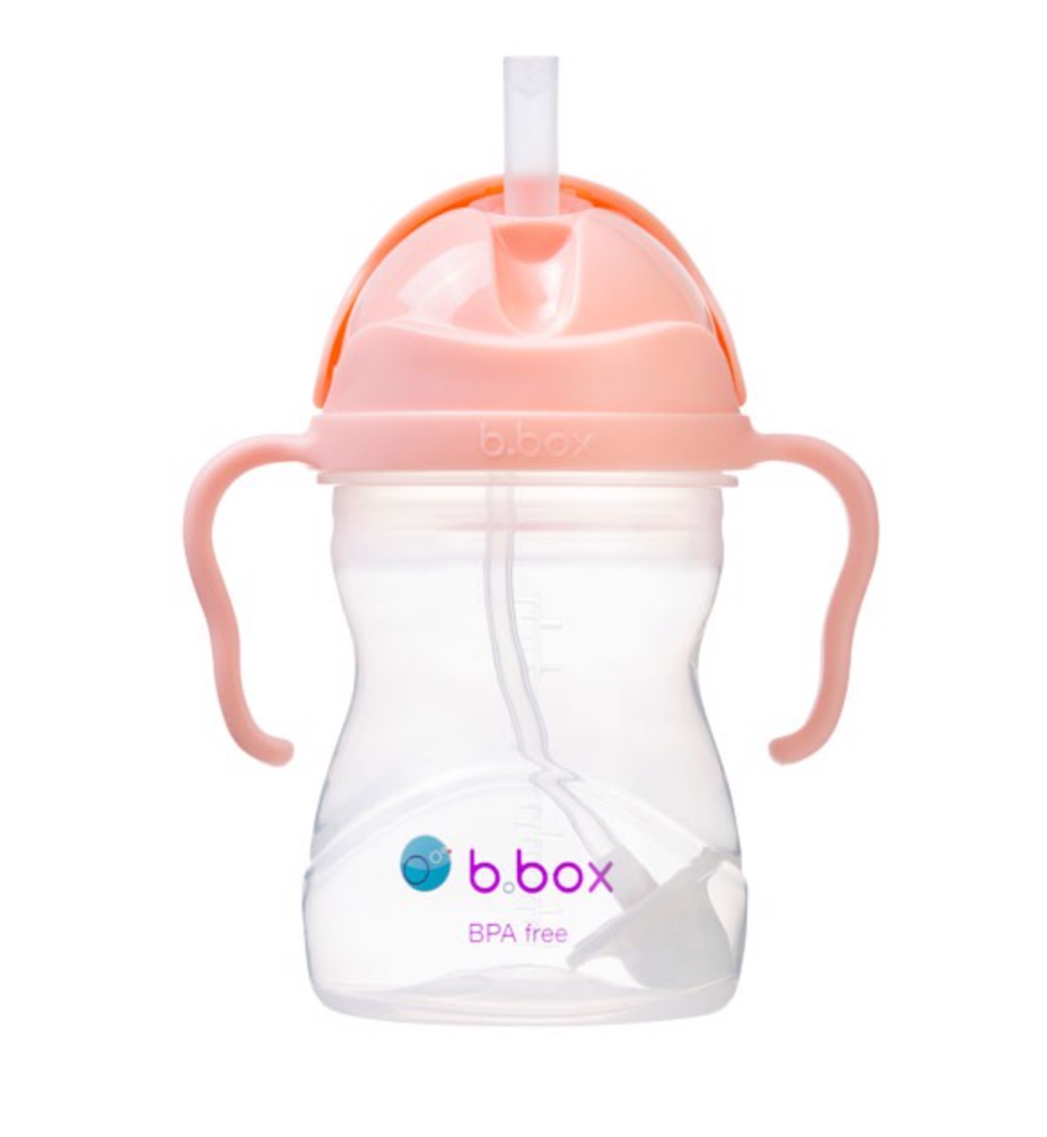 BÌNH NƯỚC B.BOX 360 ĐỘ CHO BÉ TẬP UỐNG NƯỚC - MÀU CAM PASTEL