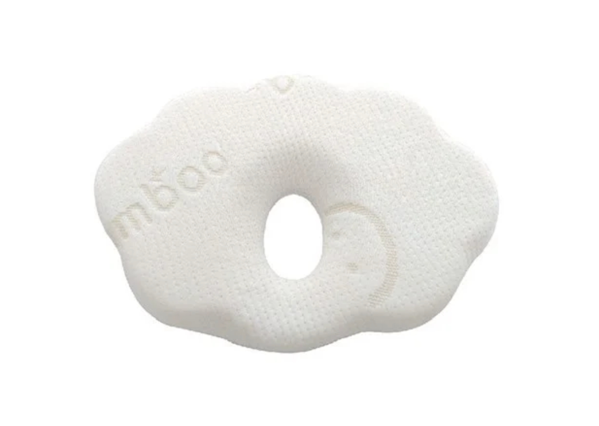 Gối chống bẹp đầu Babyworks - Màu Trắng