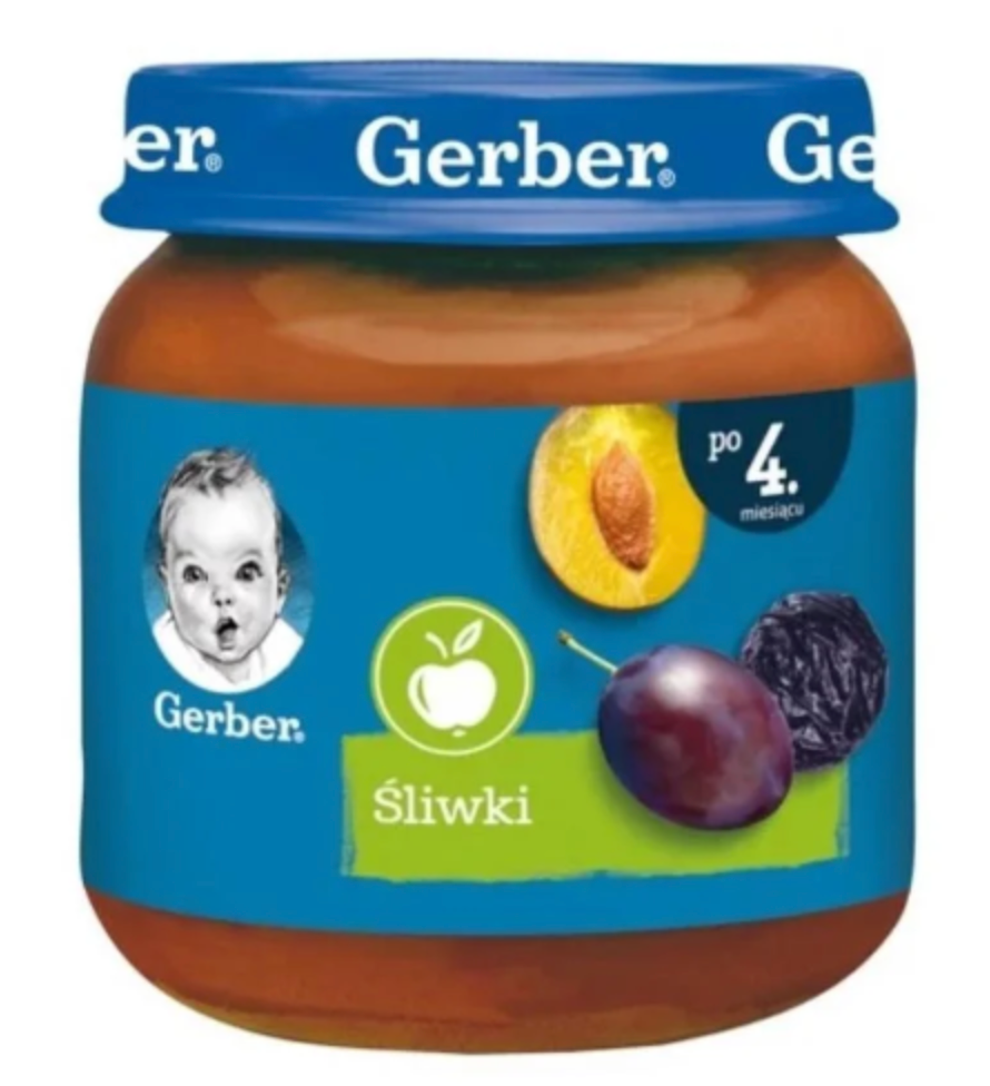 MẬN ĐEN NGHIỀN GERBER CHO BÉ TỪ 4M+ (125G)