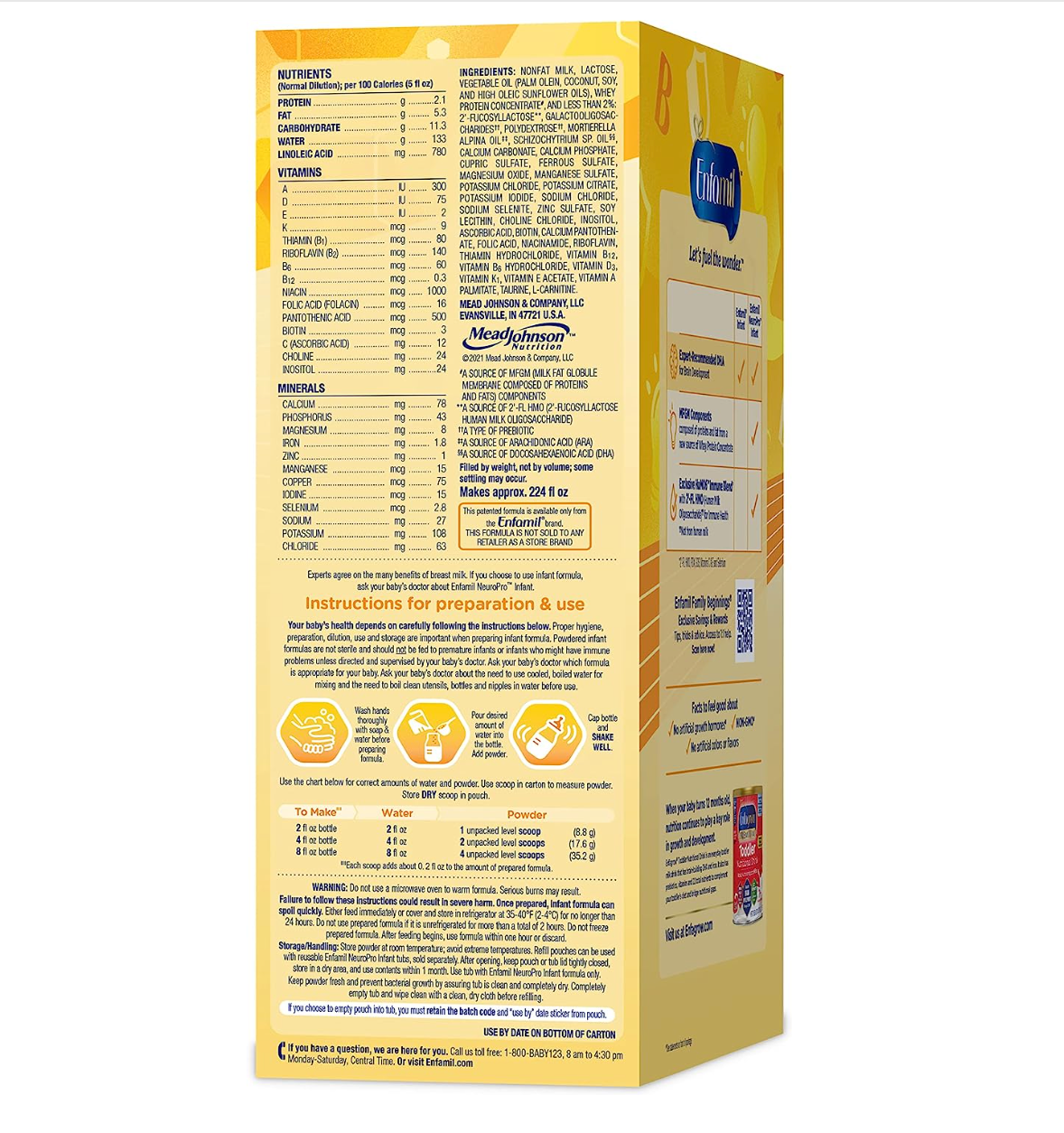 Sữa Enfamil Neuropro Infant Formula Cho Bé 0 - 12 Tháng