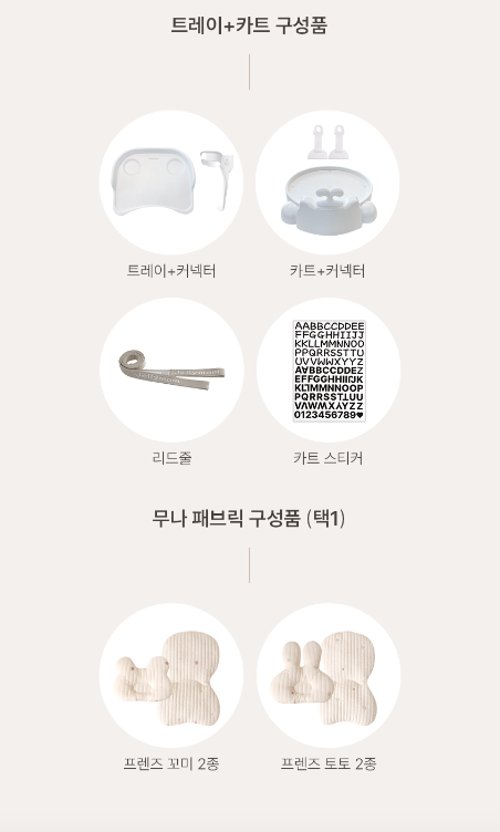 GHẾ ĂN DẶM MUNA JELLYMOM - CHAIR & TRAY