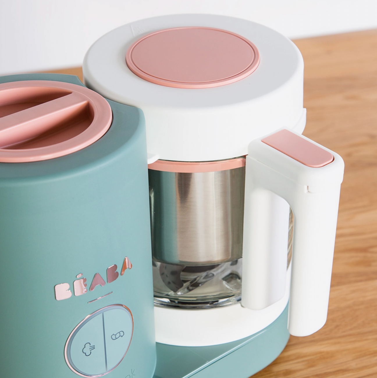  Máy Làm Đồ Ăn Dặm Béaba Babycook Neo - màu Eucalyptus 