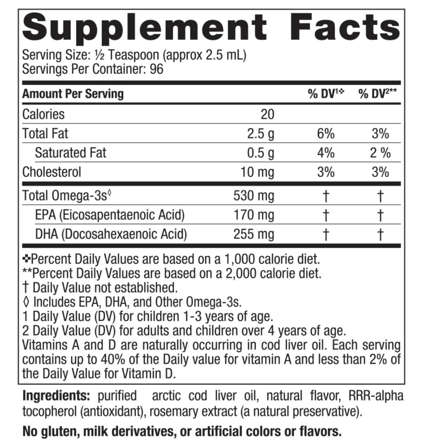 DHA CHO BÉ NORDIC NATURALS 530 MG OMEGA-3 VỚI EPA & DHA 237ML