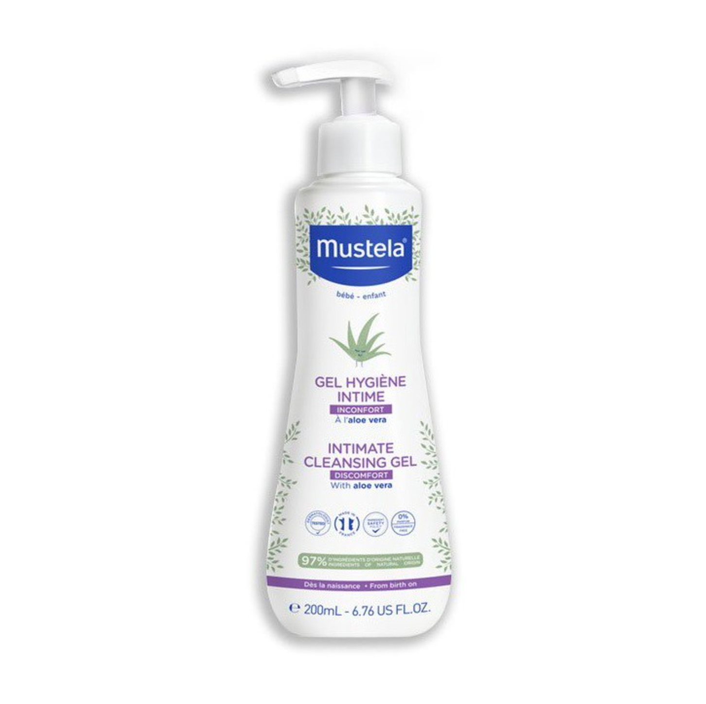Gel Vệ Sinh Vùng Kín Cho Mẹ Và Bé Mustela Intimate Cleansing Gel 200ml
