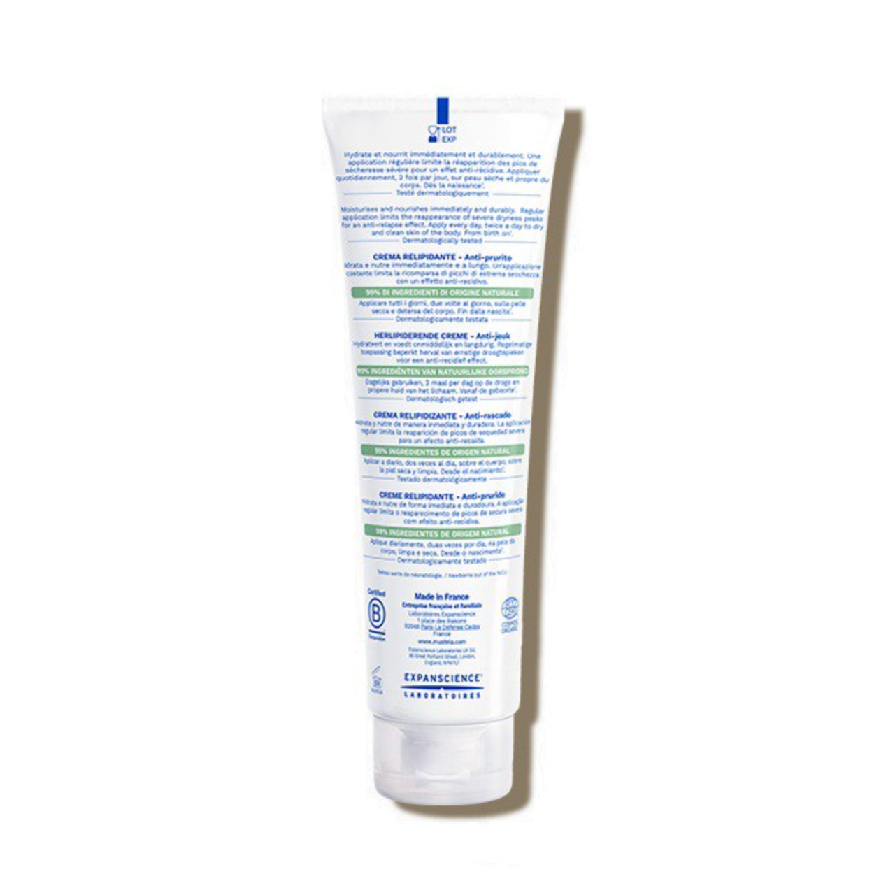 Kem Dưỡng Da Chàm Thể Tạng (Viêm Da Cơ Địa) Cho Trẻ Sơ Sinh, Trẻ Em Và Mẹ Bầu Mustela Stelatopia+ Lipid-Replenishing Cream 150ml (Mới)