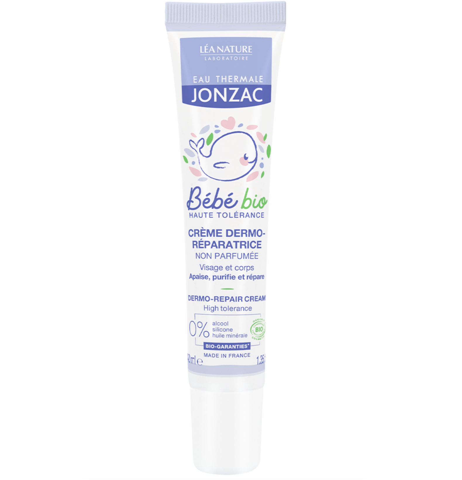 Kem Dưỡng Hữu Cơ Chống Hăm & Phục Hồi Jonzac Dành Cho Bé Từ Sơ Sinh 40ml