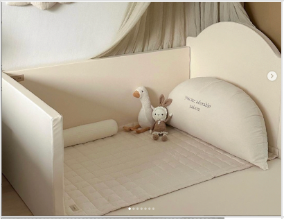 BUMPER BED GGUMBI DÒNG HIGH GUARD - MÀU IVORY