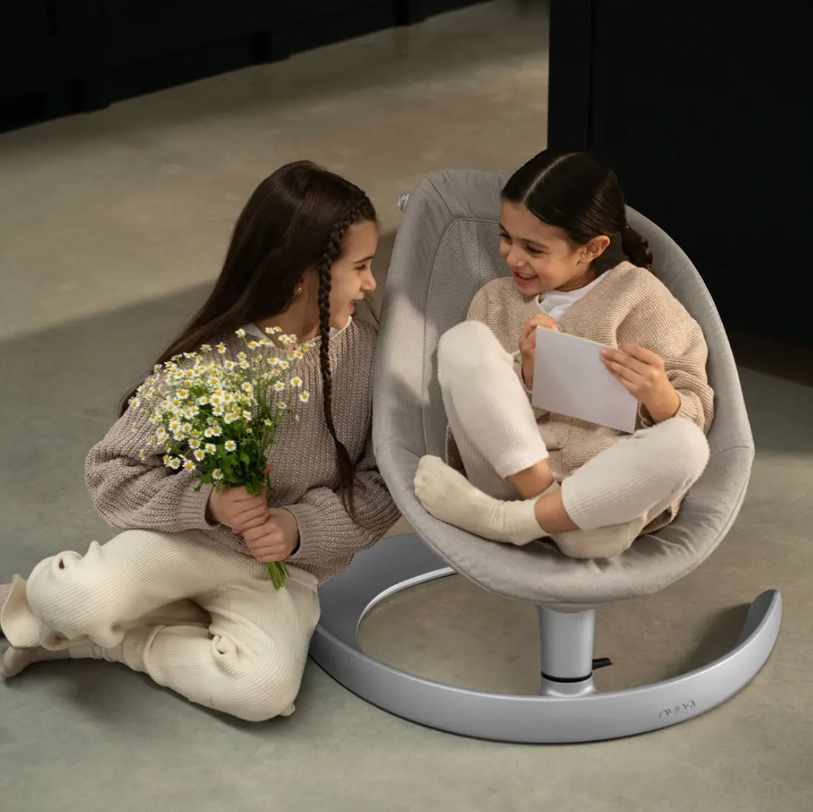 NÔI NUNA LEAF GROW BOUNCER - MÀU GRANITE