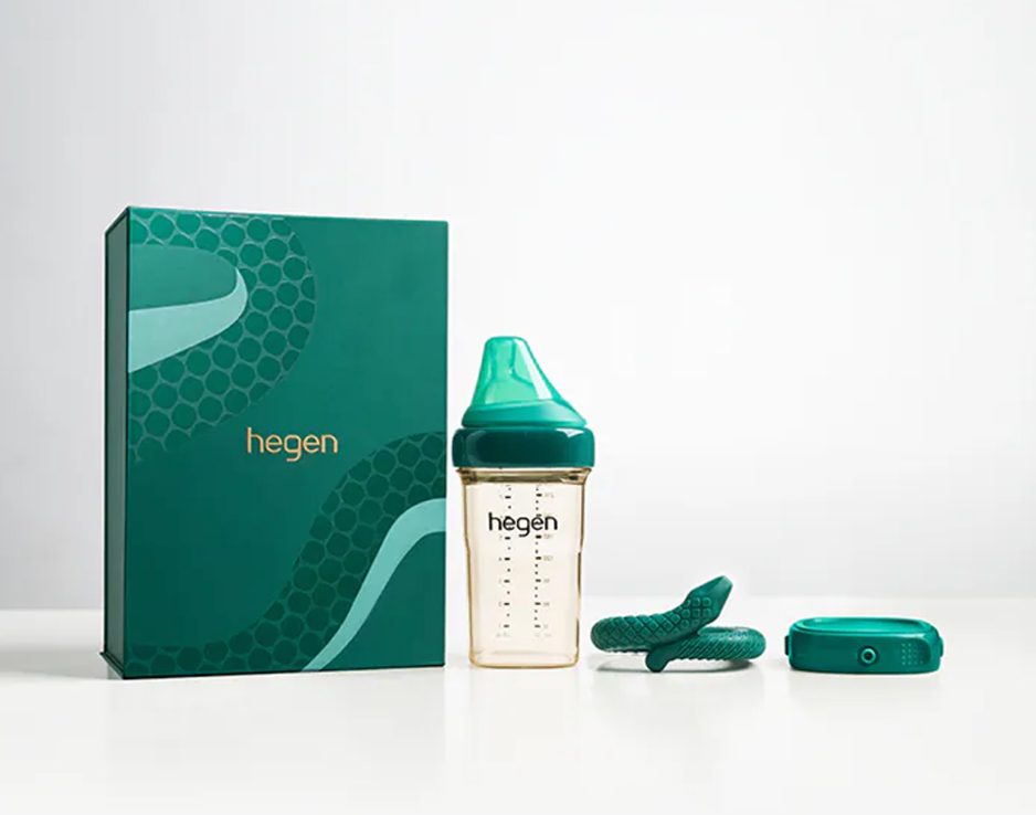 Bộ bình sữa Hegen Serpentine Treasures 240ml núm ti size số 2 từ 3 – 6 tháng (Limited Edition)