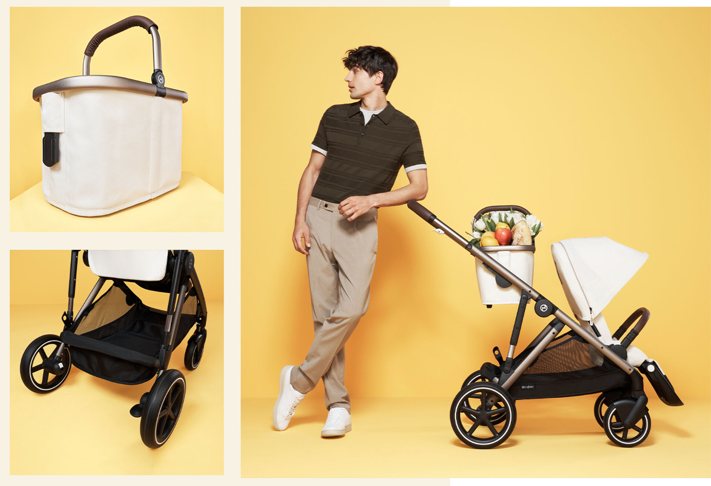 Xe Đẩy Cybex Gazelle S - Seashell Beige