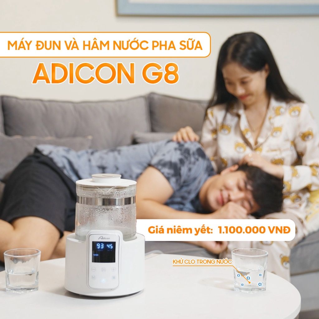 Máy đun và hâm nước pha sữa điện tử Adicon G8