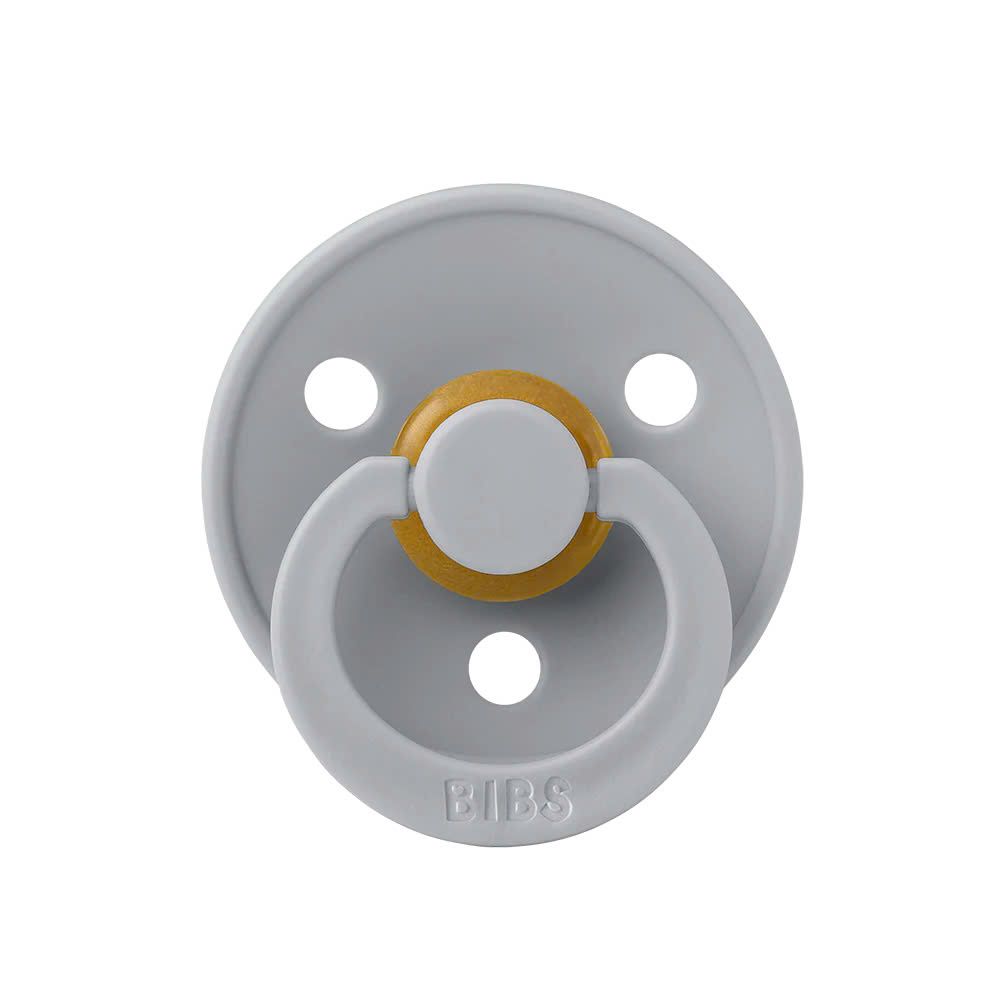 Ti Giả Núm Tròn Bibs Pacifier Colour Latex Size 1 Từ 0-6 Tháng