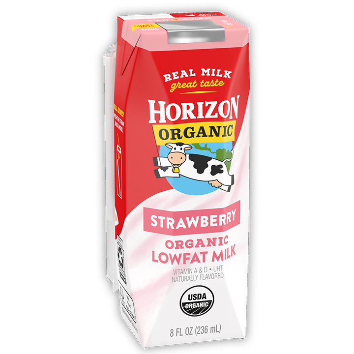  (HỘP) SỮA TƯƠI HORIZON STRAWBERRY ORGANIC LOWFAT MILK 236ML 