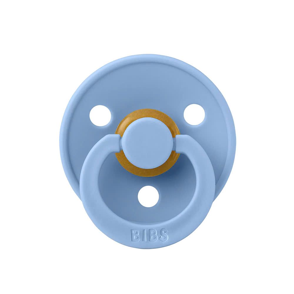 Ti Giả Núm Tròn Bibs Pacifier Colour Latex Size 1 Từ 0-6 Tháng