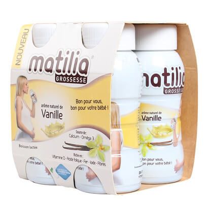 Sữa Bầu Matilia Pháp Vị Vani (Lốc 4 chai x 200ml)