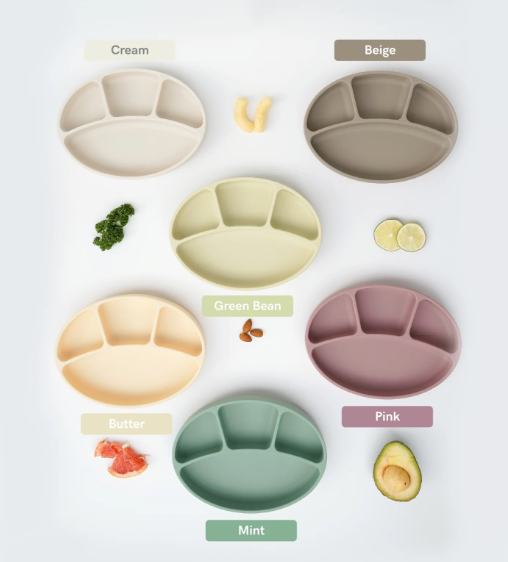 Khay Ăn Dặm Silicone Chia Ngăn Modui