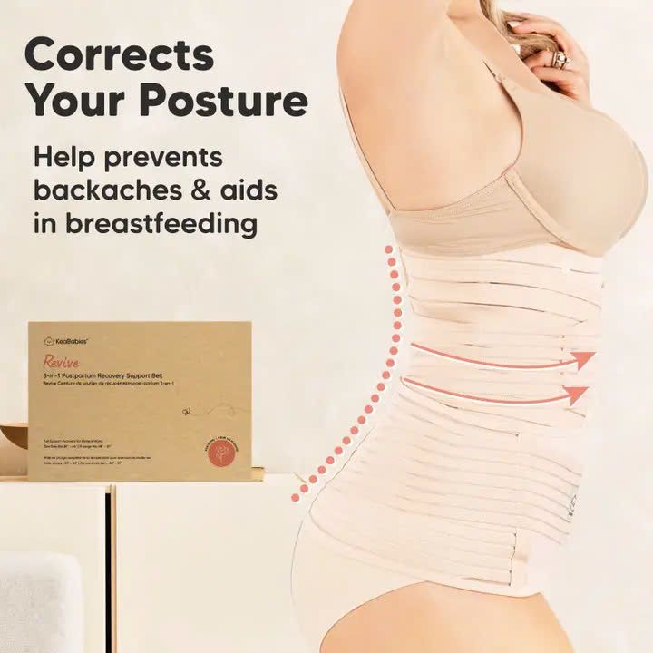 Đai Nịt Bụng Cho Mẹ Sau Sinh KeaBabies - Màu Classic Ivory