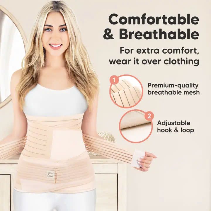 Đai Nịt Bụng Cho Mẹ Sau Sinh KeaBabies - Màu Classic Ivory