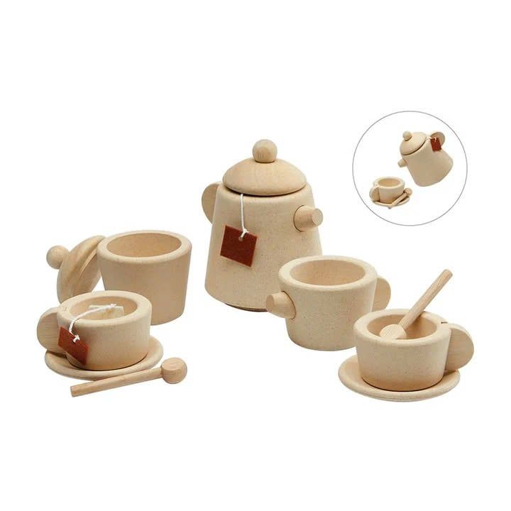 Đồ Chơi Gỗ PlanToys Set Tiệc Trà Chiều Cho Bé 2Y+