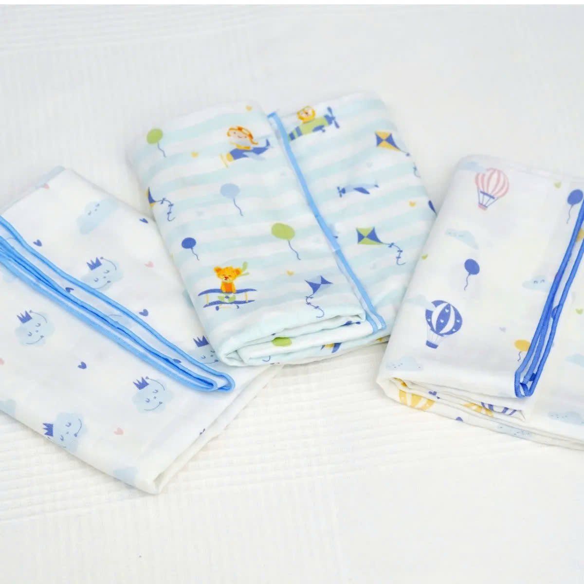Set 3 Khăn Đa Năng Nursing Cloth cho bé Baby&Co. ( 76x76 cm)