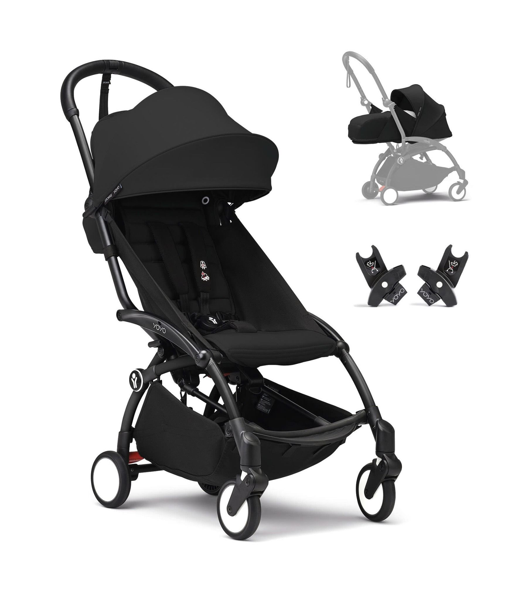 XE ĐẨY BABYZEN YOYO3 0+ 6+ COMPLETE STROLLER - BLACK